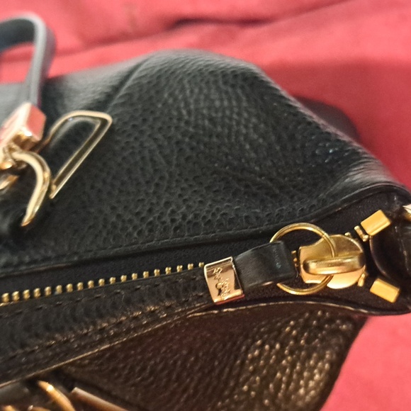 Coach Madison Kelsey Black Leather Satchel, Shoulder/ Crossbody NEW - Picture 13 of 17